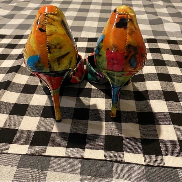 Steve Madden Groovi D'Orsay Floral Pumps Size 7M - Picture 5 of 8